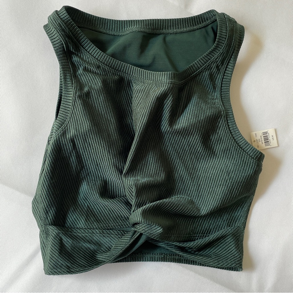 MOVING SALE! Aerie Offline Green Twist Sports Bra